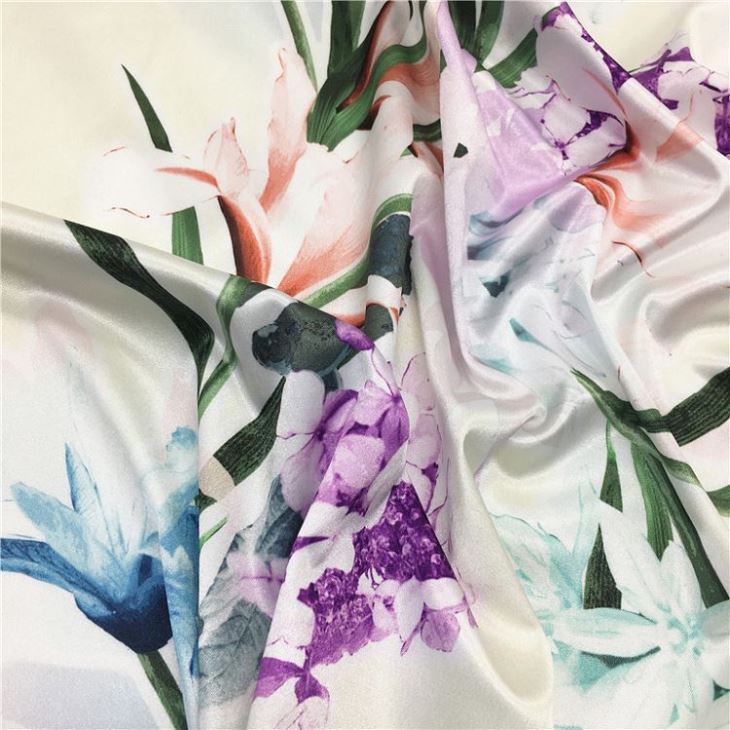 Digital Printing Polyester Satin Fabric