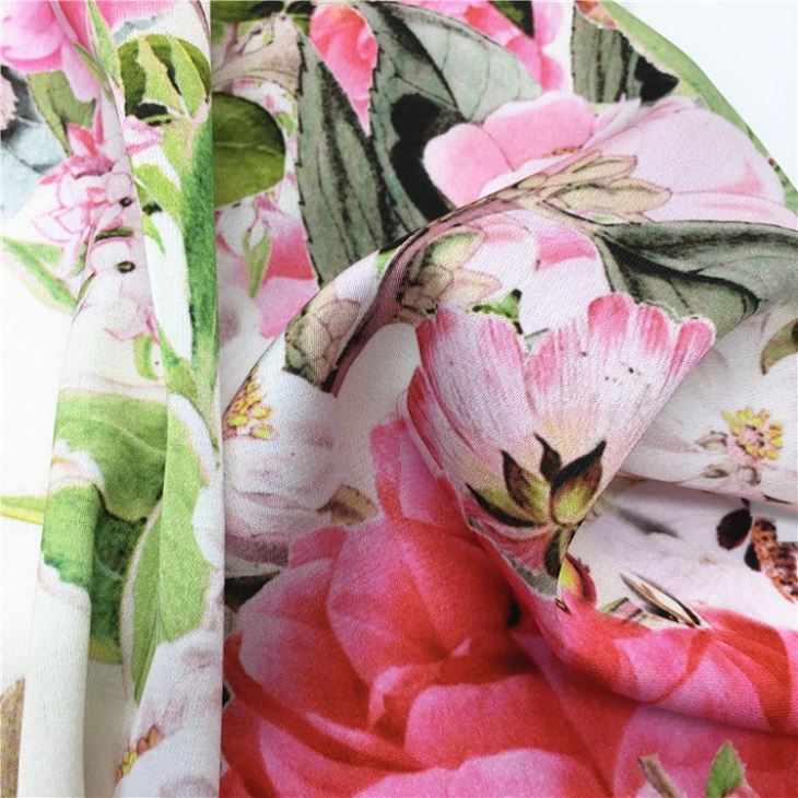 Digital Printing Polyester Satin Fabric